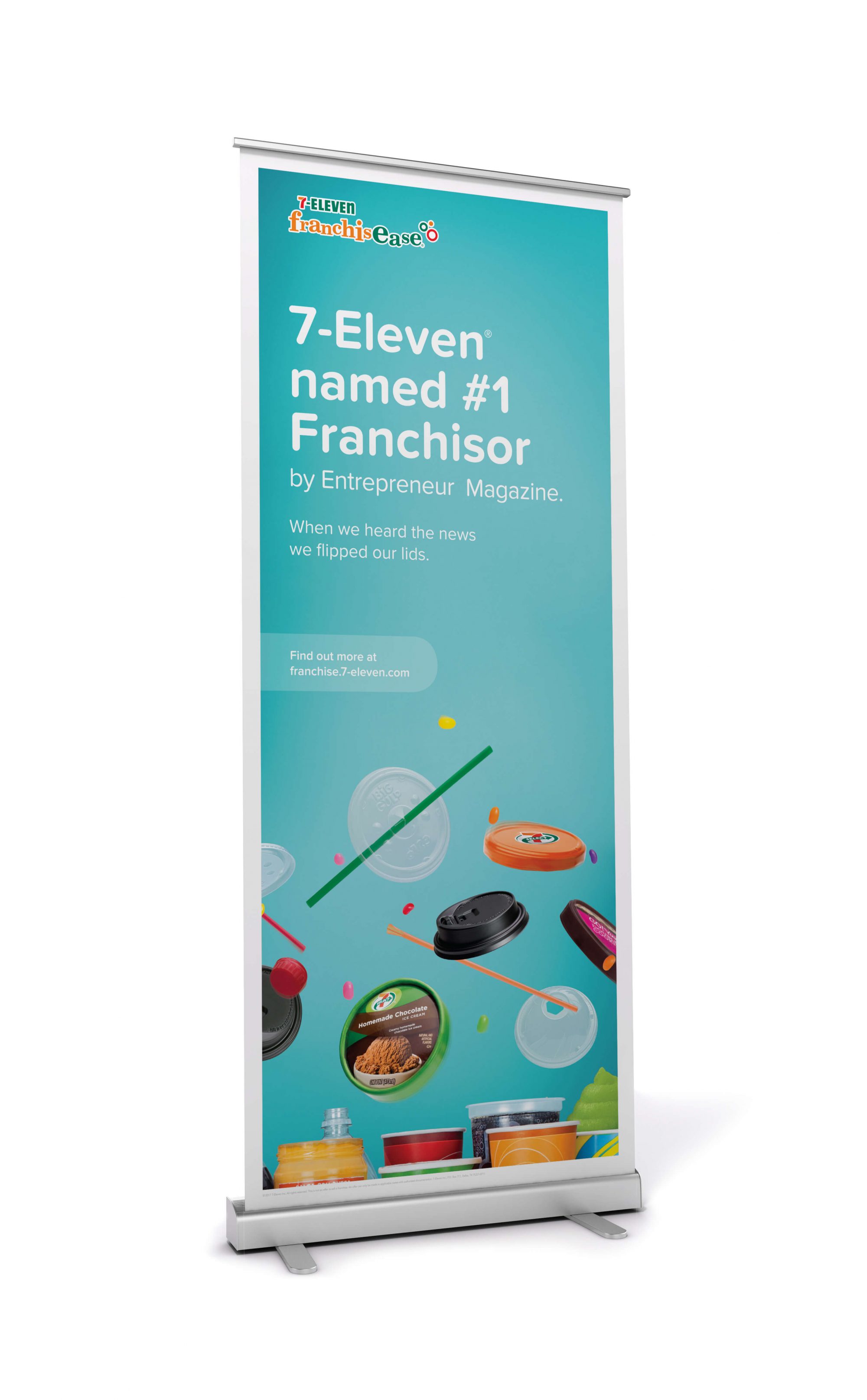 7-Eleven Banner stand