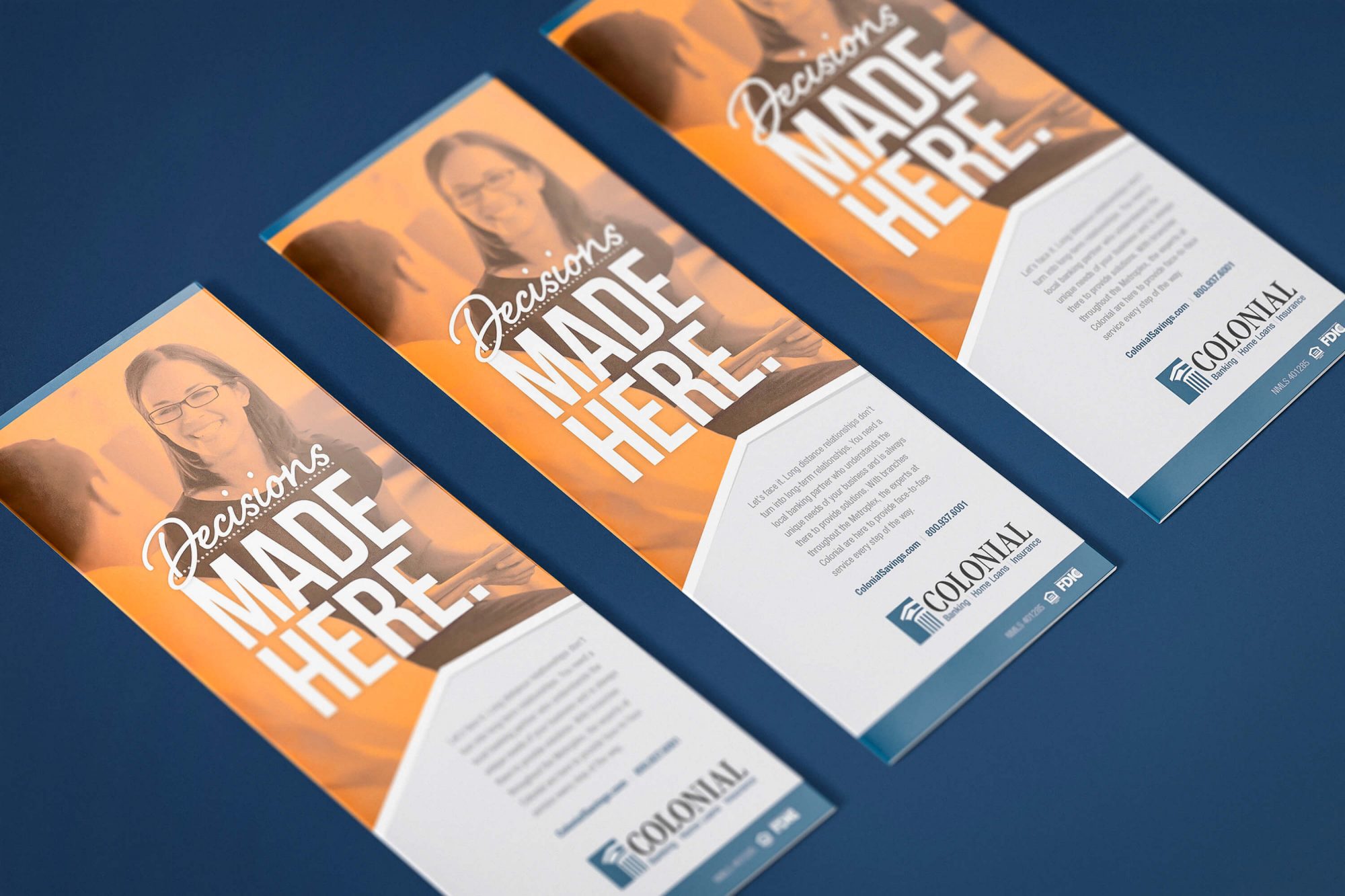 Colonial MADE HERE quarter ads