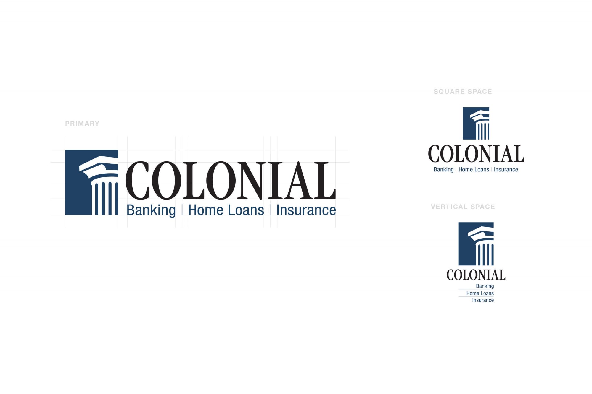 Colonial logo specsheet