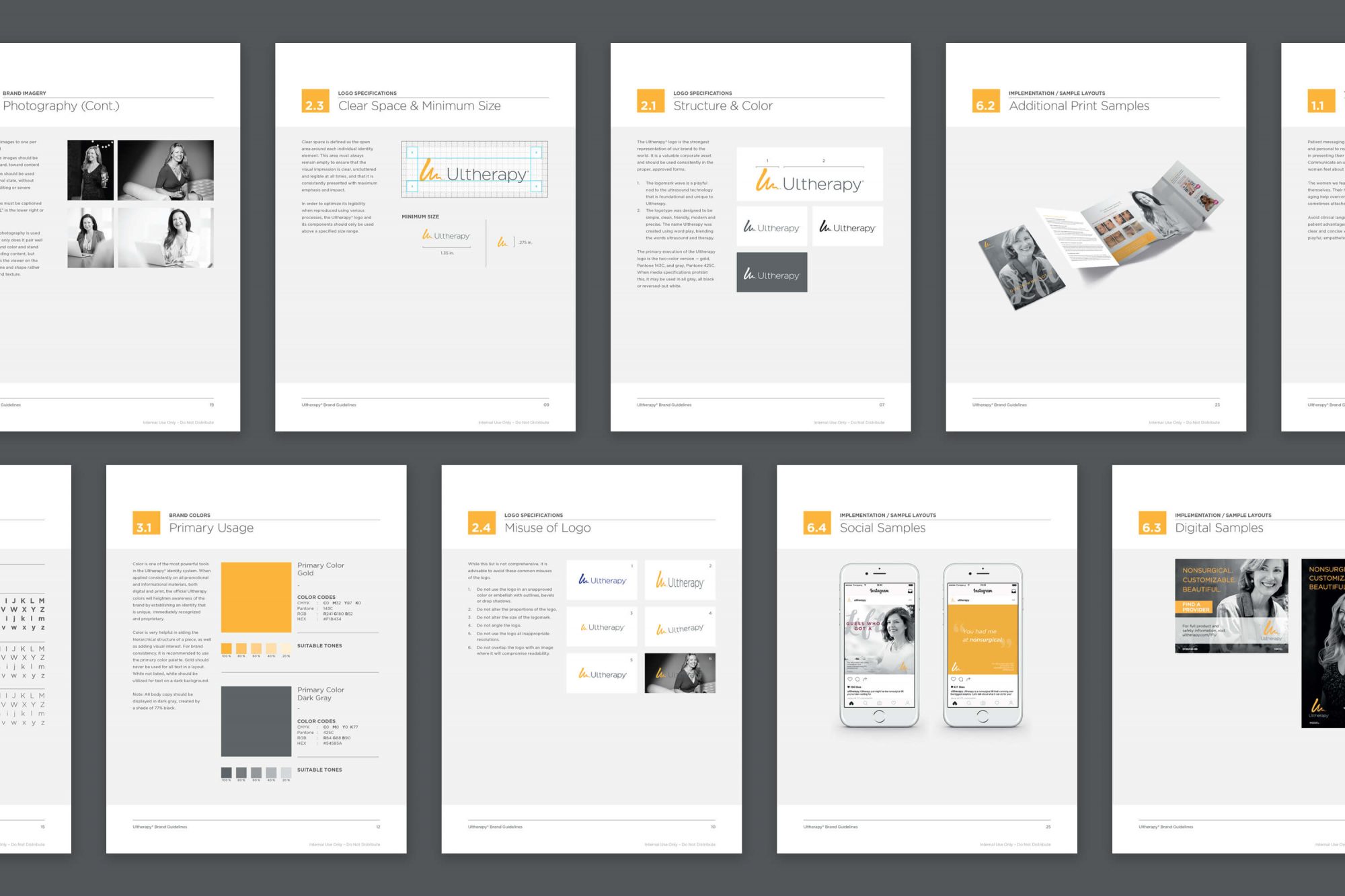 Ultherapy Brand Standard Samples