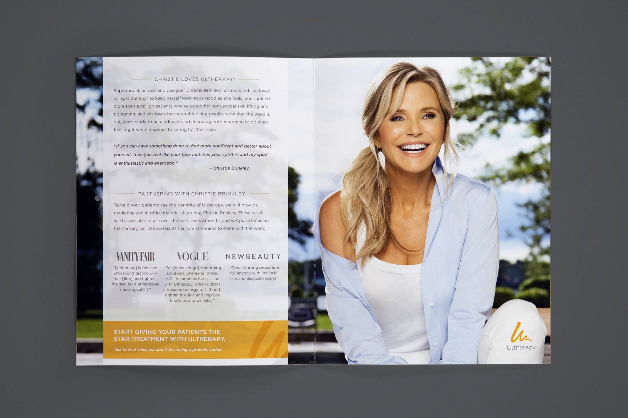 Ultherapy CB Sales Aid Spread