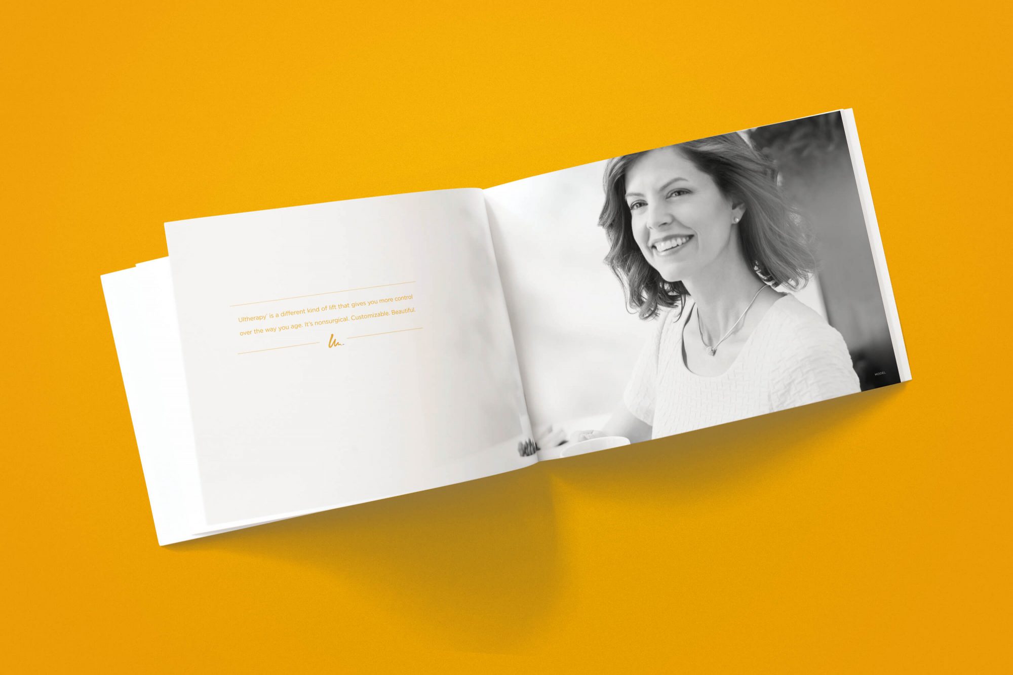 Ultherapy Table Book Spread