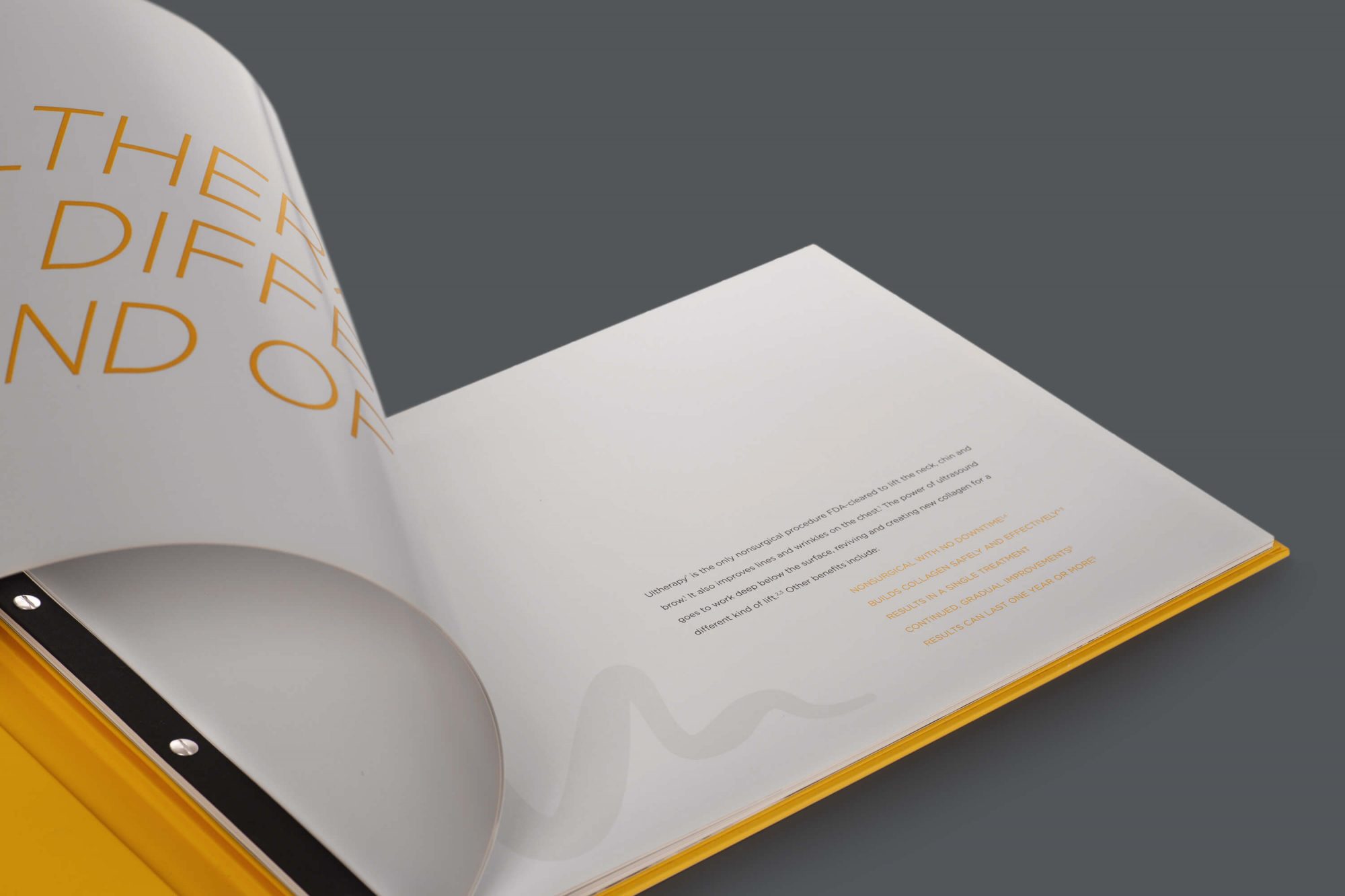 Ultherapy Table Book Text Page